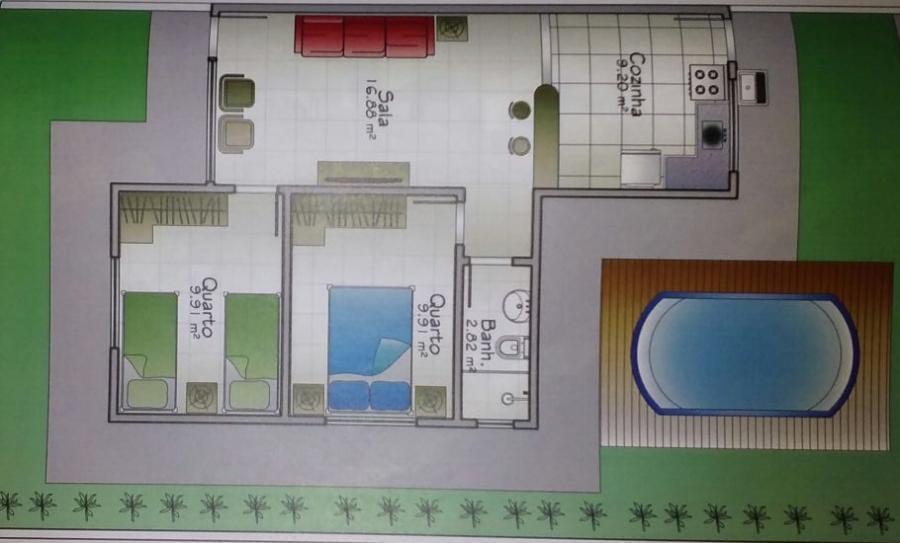 Casa de Condomínio, 2 quartos - Foto 3